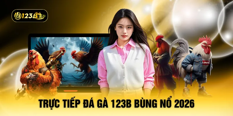 Trực tiếp đá gà 123B bùng nổ 2026